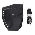 thumbnail image 3 of Shear Holster, Faux Leather Material Buckle Design Scissor Pouch Small Portable Textured Appearance  For Hairdressing Salon ANGGREK Scissor Pouch, 3 of 8