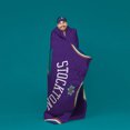 thumbnail image 2 of Sleep Squad Utah Jazz John Stockton 60” x 80” Raschel Plush Blanket, 2 of 5