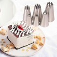 thumbnail image 4 of 2025 6x DIY Large Russian Pastry Icing Piping Nozzles Stainless Steel Decorating Tips, 4 of 5