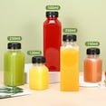 thumbnail image 2 of Clear Plastic Containers with Lids, 8.5 in Square, 8.5 Fl Oz, Leakproof Screw Top, Outdoor Picnics, Black Lid, 1 Pc, 2 of 8