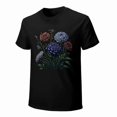 thumbnail image 2 of Romantic Flower T-shirt Oil Painting T-shirt Aesthetics s T-shirt Unisex Tees Vintage shirt, 2 of 5