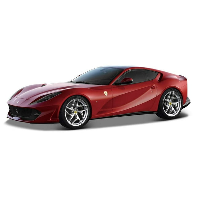 Coche fundido a presión Bburago Ferrari 812 Superfast a escala 1:43 rojo