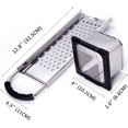 thumbnail image 4 of Máquina para hacer espátulas de acero inoxidable de alta calidad, hecha en casa tradicional alemana de fideos de huevo, máquina manual de fideos de pasta con mango de agarre cómodo, herramienta de coc, 4 of 5