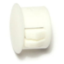 1/2" White Nylon Plastic Flush Head Hole Plugs HPN-048 (12 pcs.)