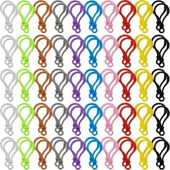 ZYHH Multicolor Lobster Clasp Keychain Lanyard Clips 300Pcs, Plastic Lobster Claw Clasps Backpack Clips for Crafts DIY Handmade