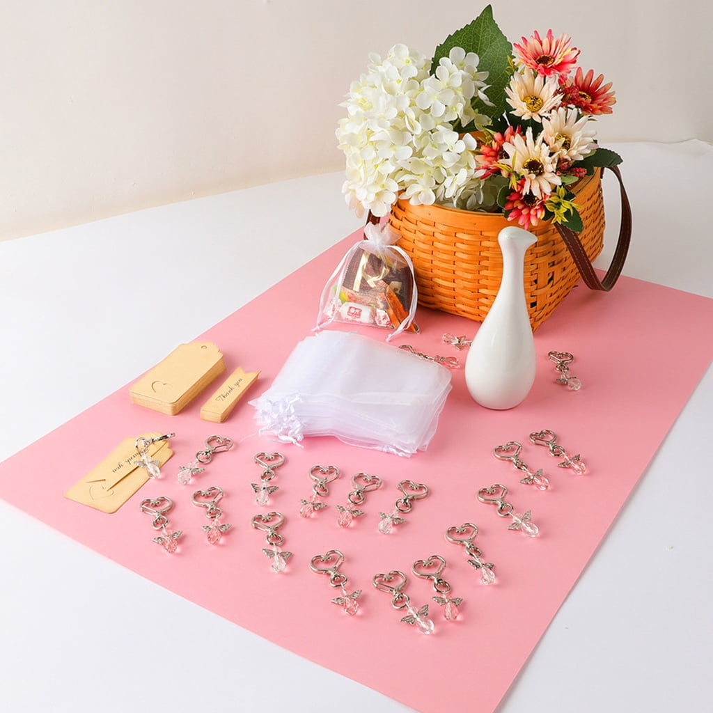 CIYISON For Communion Decoration, Wedding, Baptism, Table Decoration with Organza Bag