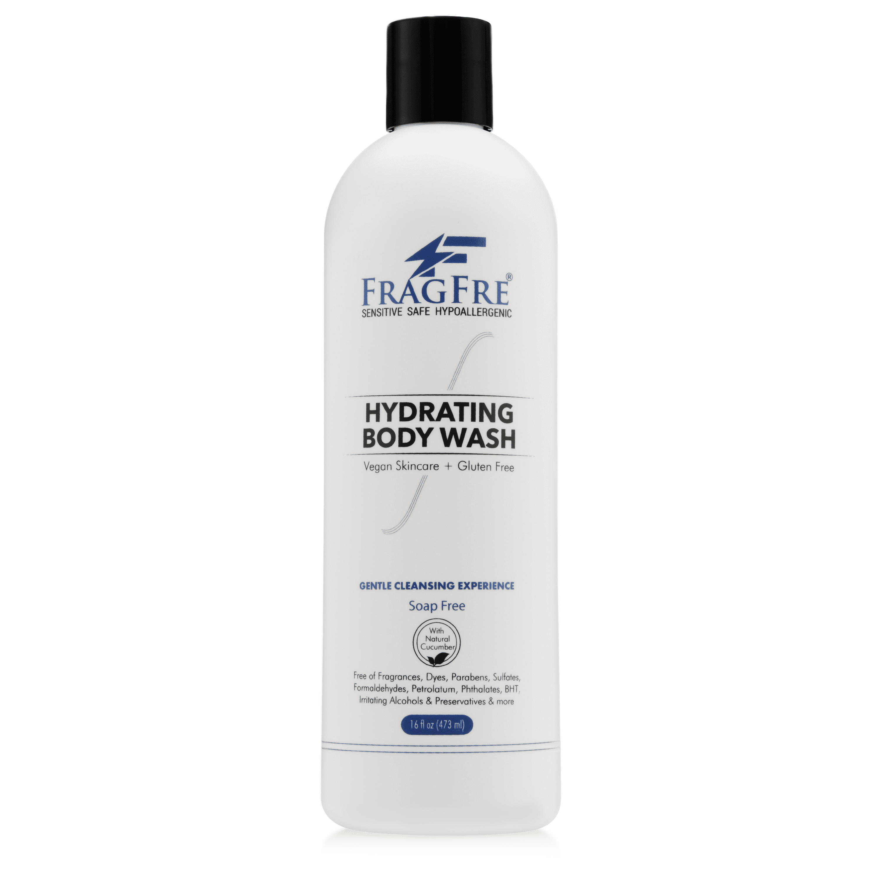FRAGFRE Hydrating Body Wash for Sensitive Skin 16oz Sulfate Free