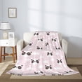 thumbnail image 2 of Sikiie Cute Panda Cozy Flannel Fleece Throw Blanket: Lightweight & Thick for All Seasons - Perfect for Women, Men, & Kids"80"x60", 2 of 6