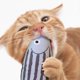 thumbnail image 5 of Juguete para gatos: juguete 3D con forma de pez, juguete interactivo con sonido, juguete para gatos, artículos para gatos, 5 of 8