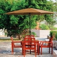 thumbnail image 4 of Sombrilla Para Exterior Jardin Playa 2.7mts Acero Reforzada cafe Sky Green HJSB25140001, 4 of 8