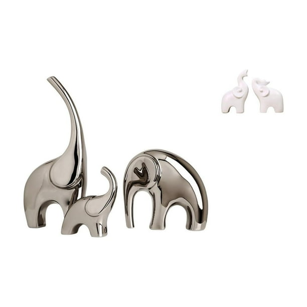 Estatua de elefante,Estatuas de elefantes de cerámica,figuras de elefantes,decoración,Escultura de elefante,Esculturas de elefantes de resina para decoración del hogar,Estatuas de animales