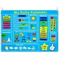 thumbnail image 1 of PENGXIANG My First Daily Calendar Felt-Board for Toddlers Today Calendar Chart Hanging Board for Wall Date Weather Season Month Preschool Educational Early Learning Play Felt-Board Kit, 1 of 9