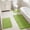 Green, variant on 3-Piece Memory Foam Bathroom Rug Set, Super Soft Non-Slip Absorbent Bath Mat 40x80cm, Velvet Fleece for Bathroom, Laundry & Bedroom