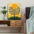 thumbnail image 5 of Qisvanset Framed Canvas Wall Art, 12x16 Inch Praise God Bible Verse Lime Cream Home Art, 5 of 5