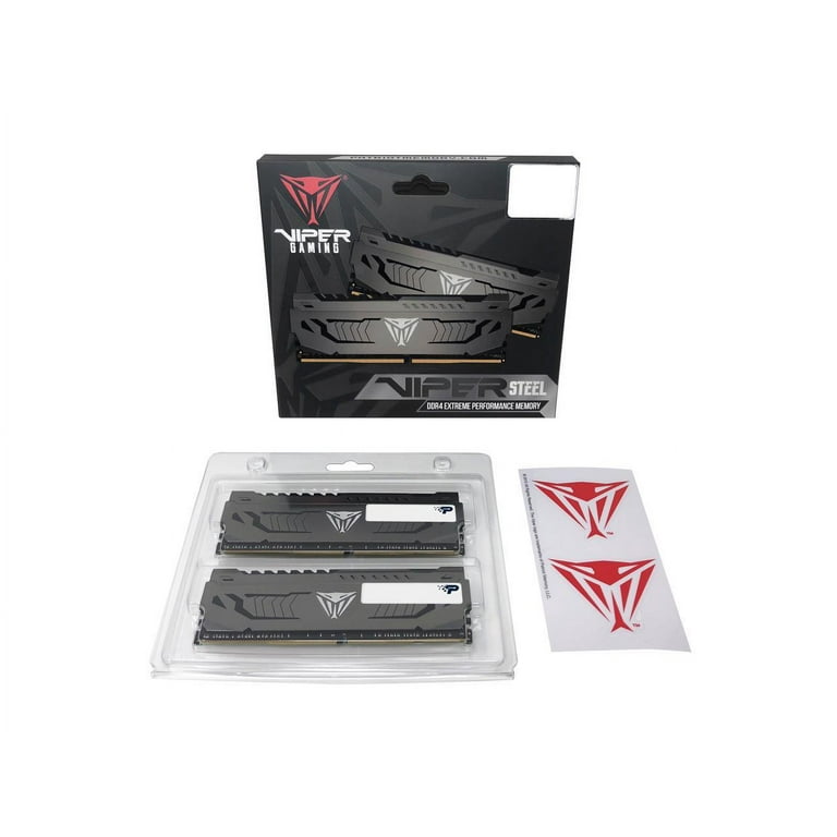 Patriot Viper Steel DDR4 64GB (2X32GB) 3600MHz Desktop Patriot Viper Steel DDR4 64GB (2X32GB) 3600MHz Desktop