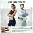 thumbnail image 2 of HMMSYLVA Double Disc Abdominal Massager with Heat, Electric Automatic Stomach Massager for Digestion, Bian Stone Belly Cellulite Massage Relieves Bloating, Stomach Pain, Constipation, 2 of 14