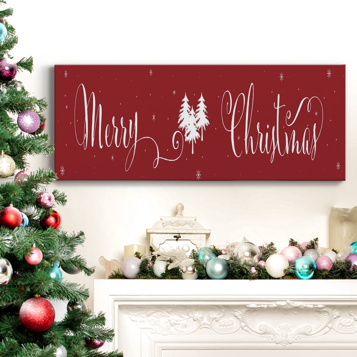 Merry Christmas Premium Gallery Wrapped Canvas - Ready to Hang