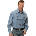 thumbnail image 2 of Scully RW011-BLU-M Men Rangewear Shirt - Blue- Medium, 2 of 3