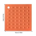 thumbnail image 3 of Almohadillas de aislamiento térmico Moyic de silicona para cocina color naranja, 3 of 6