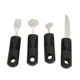 thumbnail image 4 of Special Supplies Adaptive Utensils, Slip Resistance Weighted Arthritis Special Supplies 4pcs With Spoons Fork Knife For Parkinson ANGGREK Otros, 4 of 8