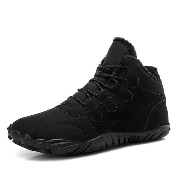 LSLJS Man Solid Color Drawstring Warm Cotton Boots Fleecing Intensification Snow Boots, Mens Boots, Gift for Men