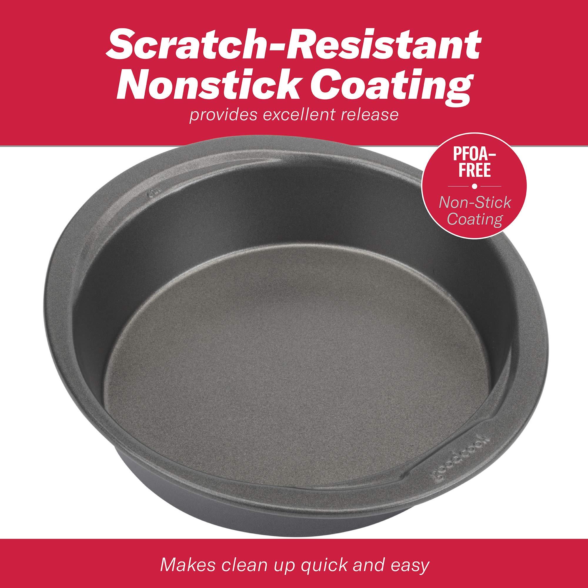Smash Cake Baking Pan 6, 7.5"x6.5", Metal, Nonstick, Round, GoodCook