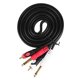 thumbnail image 2 of Línea de audio Nikou para cable de audio de 2 RCA a doble conector dual, 2 of 9