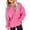 Hot Pink, variant on lnmuld Kids Hoodies Solid Color Girl's Hoodie Long Sleeve Soft Sweatshirt Graphic Hoody Kids Cute Pullovers Top Clothes for Girls and Boys Size:11-12 Years
