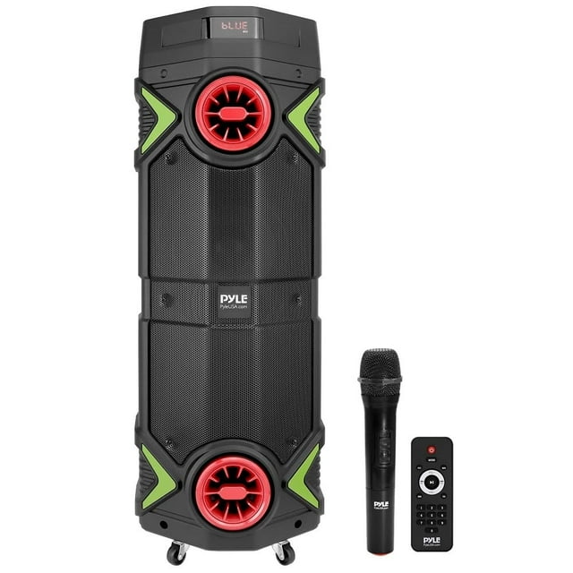 Altavoz Bluetooth PA portátil Pyle, 400 W, dual, 8 pulgadas, recargable