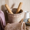 thumbnail image 4 of Round Straw Basket, 4 of 9