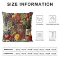 thumbnail image 5 of Orinice Fruit Wine Bird Graphic Decorative Cushion Throw Pillow Cover for Home Couch Living Room Bed Sofa - Printed on Both Sides 1PC 20x20in, 5 of 5