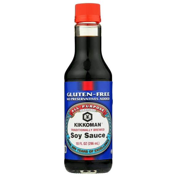 Pack of 6, Kikkoman Soy Sauce, 10 oz