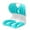 Green, variant on Outoloxit Ergonomic Lumbar Support Cushion for Office Chair and Car - Portable Posture Corrector with Breathable Design, Lightweight for Spinal Health and Comfort