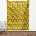 thumbnail image 4 of Ethnic Fabric by the Yard, Koi Fish in Modern Style Oriental Underwater Far Eastern Japanese Design, Decorative Upholstery Fabric for Sofas and Home Accents, Mustard Pale Coffee by Ambesonne, 4 of 5