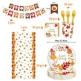 thumbnail image 3 of Thanksgiving Plates and Napkins Set, Thanksgiving Disposible Party Supplies Tableware Set, Fall Thanksiving, 3 of 5