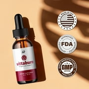 Vittaburn Drops Healthy Formula – Vitta burn Drops All Natural Healthy Levels, Extra Strength, Vittaburn Reviews, 2 Pack, 2 Month Supply