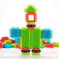 thumbnail image 5 of Colorful Bristle Shape Building Blocks | 112 Pieces, 5 of 5