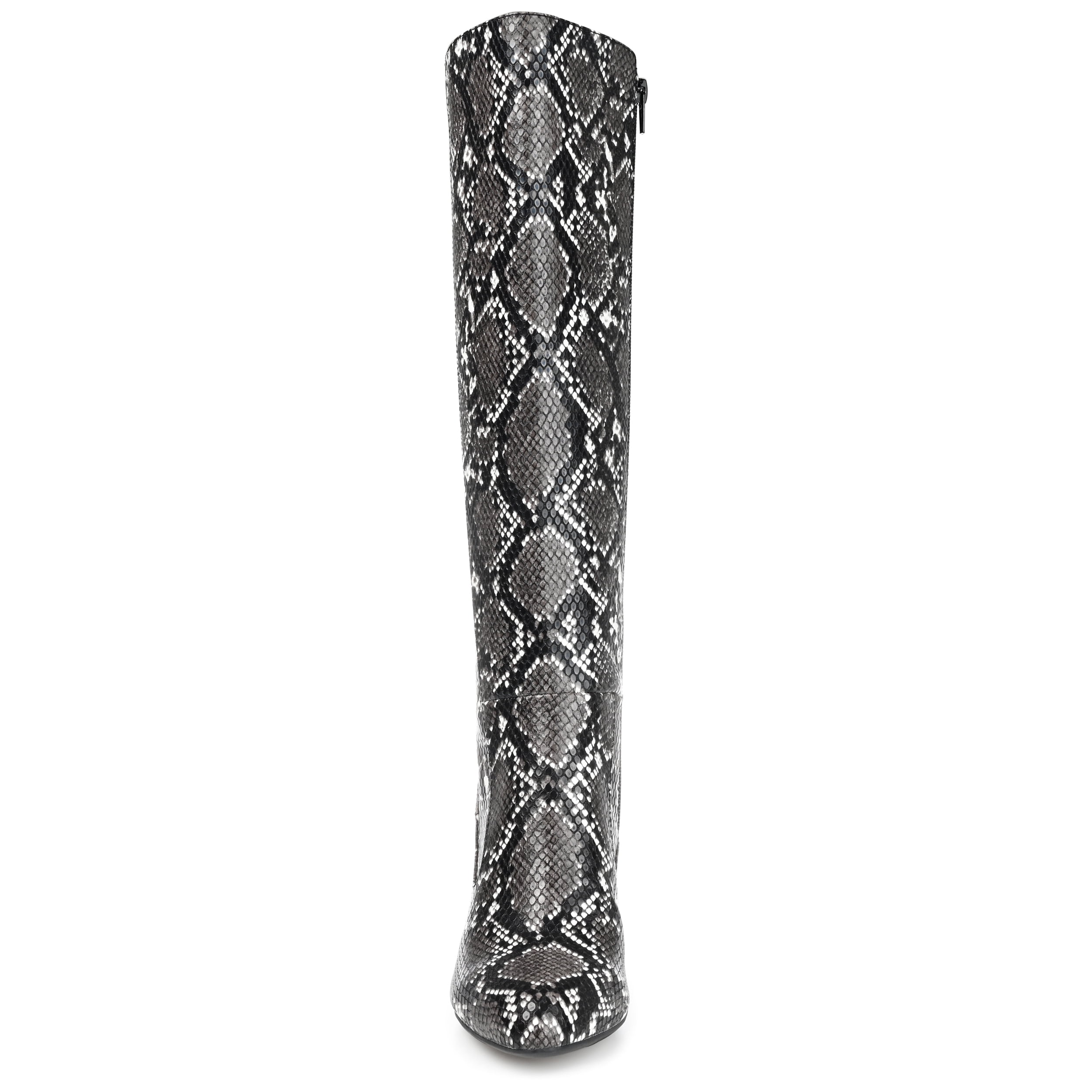Journee Womens Tavia Extra Wide Calf Block Heel Knee High Boots