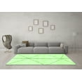 thumbnail image 3 of Ahgly Company Indoor Square Solid Green Modern Area Rugs, 5' Square, 3 of 4