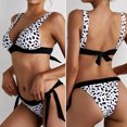 thumbnail image 1 of Neinkie 2Pcs/Set Women Two Piece Swimsuit Sexy Swimwear Halter String Triangle Bikini Sets, 1 of 7