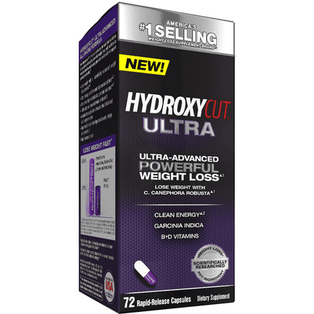 MuscleTech Hydroxycut Ultra - 72 Rapid-Release Capsules (Thermogenic Fat Burner)