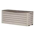 thumbnail image 4 of Suncast 103 Gallon Capacity Resin Outdoor Patio Storage Deck Box, Taupe (3 Pack), 4 of 6