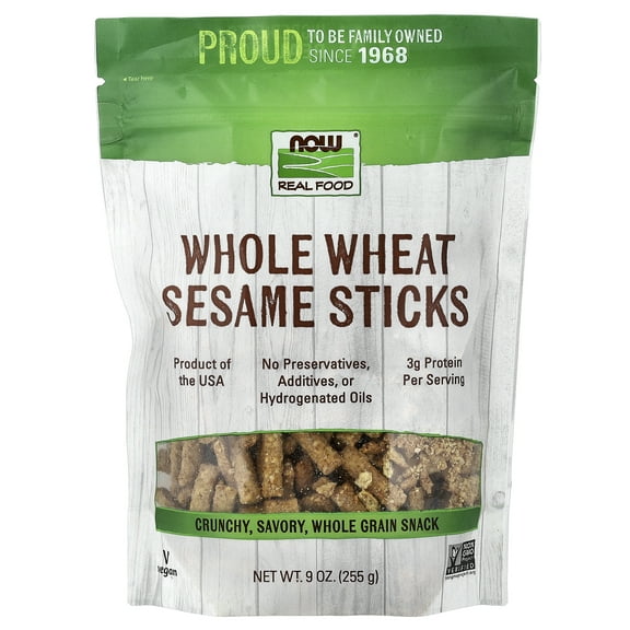NOW Foods Sesame Sticks Salted 9 oz