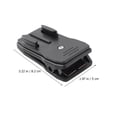 thumbnail image 5 of Backpack Camera Clip 360° Rotation Bag Shoulder Strap Camera Holder Travel Hiking Accessory, 5 of 5
