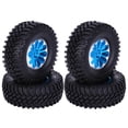 thumbnail image 2 of Pneus en Alliage RC Ensemble de Remplacement pour RGT 136100 1/10 RC Crawler RC Accessoires (Bleu), 2 of 8
