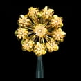 thumbnail image 3 of Northlight 5.5" Gold Snowflake Starburst Christmas Tree Topper - Clear Lights, 3 of 4