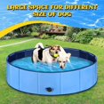 thumbnail image 4 of Piscina para perros grandes, piscina para niños de 63 x 12, bañera plegable de plástico duro para perros, piscina portátil exterior para niños, piscina para mascotas y perros, 4 of 5
