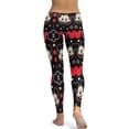 thumbnail image 6 of Cartoon Yoga Pants for Women Girls Workout Leggings Stretch High Waist Stretchy Soft Sport Pants 2XL, 6 of 8
