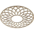 thumbnail image 2 of 30"OD x 10 1/4"ID x 3/8"T Cannes Wood Fretwork Pierced Ceiling Medallion, Red Oak, 2 of 3