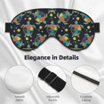 thumbnail image 4 of Goofa Colorful Turtles Printed Sleep Eye Mask for Men Women, Zero Eye Pressure Sleeping Mask, Light Blocking Night Blindfold, Soft Eye Shade Cover, 4 of 7
